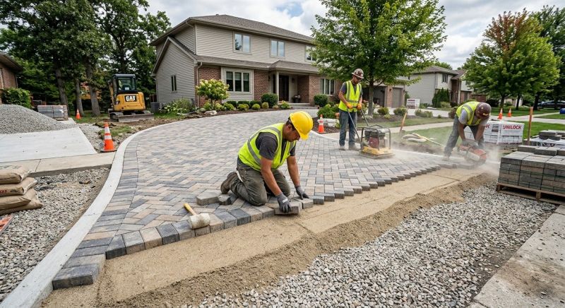 Paver Driveway Construction in Littleton, CO